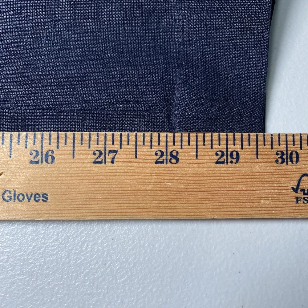 Polo by Ralph Lauren Pants 38x30 (38x29.5) Flat Front Linen Cotton Navy